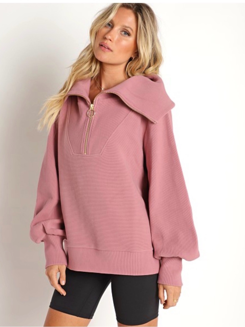 Varley Vine Ottoman Sweater Nostalgia Rose size S - Picture 4 of 8
